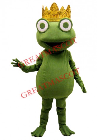 Frog King Mascot Costume