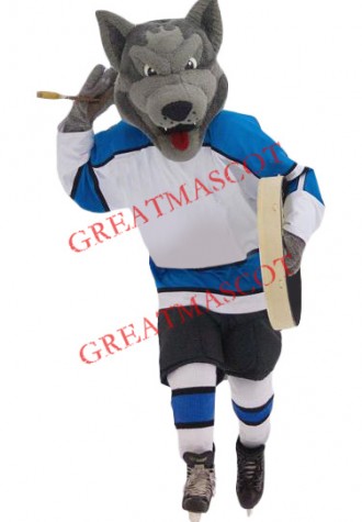 Fierce College Wolf Mascot Costume