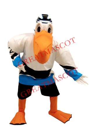 College Sport Pelican Mascot Costume