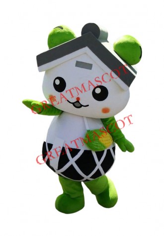 Japanese Green House Mascot Costume