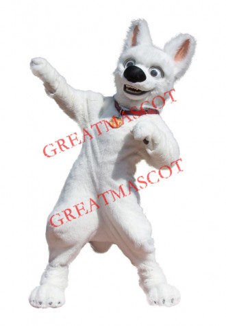 Superb Bolt Dog Mascot Costume