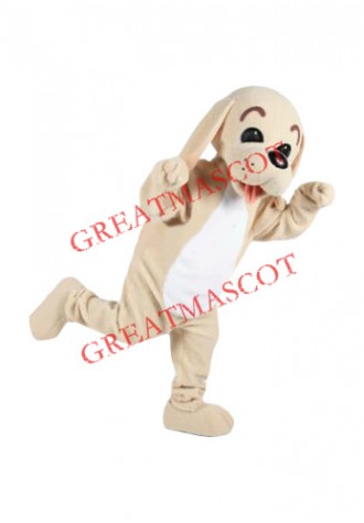 Lovable Brown Dog Mascot Costume