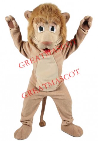 Lovable Lion Mascot Costume