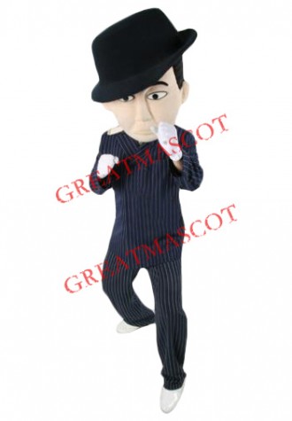Superb Gentleman Mascot Costume