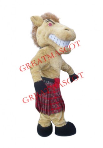 Scottish Warhorse Mascot Costume