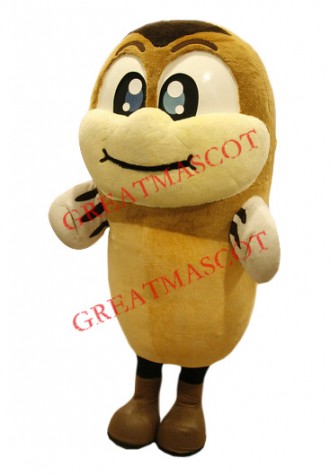 Superb Brown Fish Mascot Costume