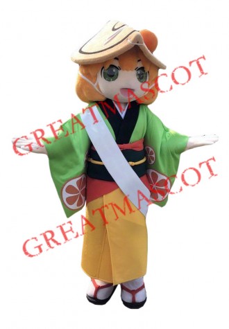 Superb Japanese Girl Mascot Costume