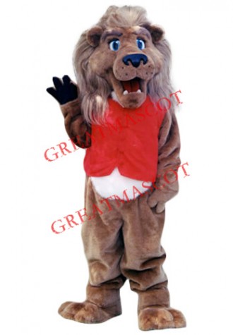 Superb Friendly Lightweight Lion Mascot Costume