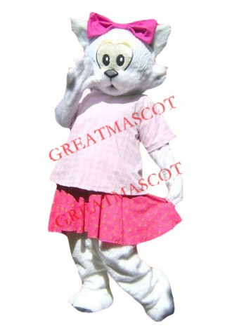 Beautiful Female Cat Mascot Costume
