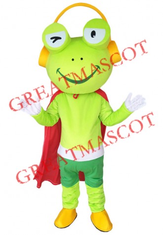 Music Frog Mascot Costume