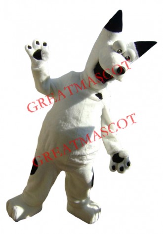 Friendly Lightweight Dalmatian Dog Mascot Costume