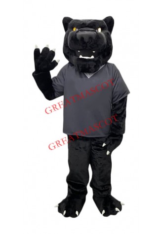 Sport Power Black Panther Mascot Costume