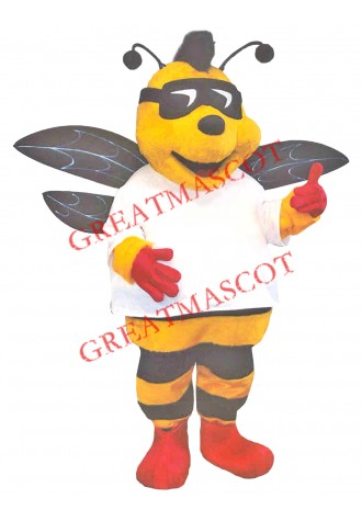 Young Cool Bee Mascot Costume