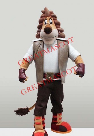 Superb Max Lion Mascot Costume
