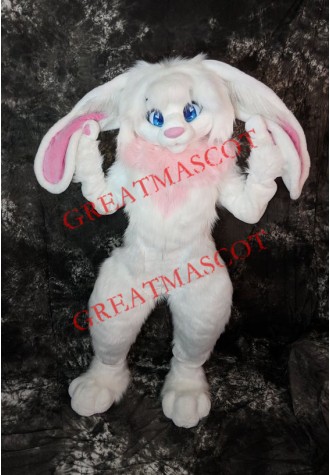 Lovely Lightweight White Rabbit Mascot Costume