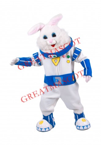 Bunny Astronaut Mascot Costume