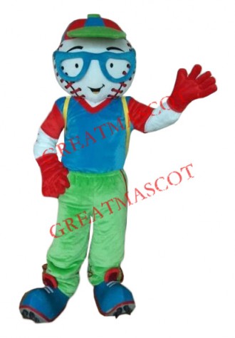 Sport Baseball Boy Mascot Costume