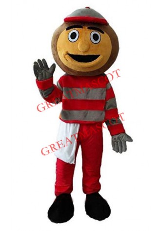 Affordable Brutus Buckeye Mascot Costume