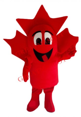 Canada Maple Leaf Mascot Costume