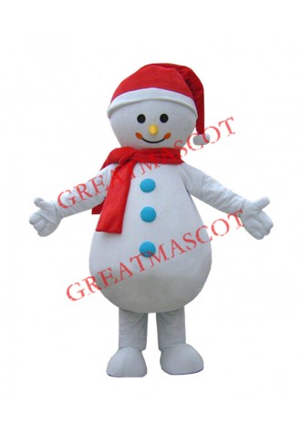 Affordable Snowman Mascot Costume