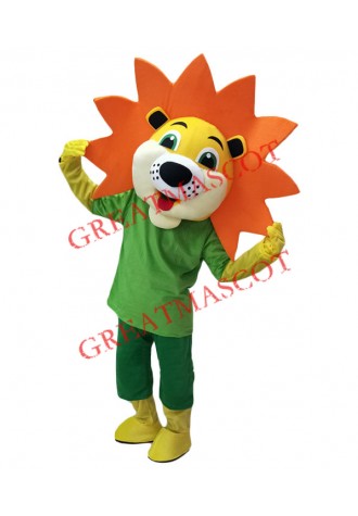 Affordable Happy Lion Mascot Costume