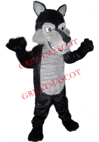 Fierce Deluxe Wolf Mascot Costume