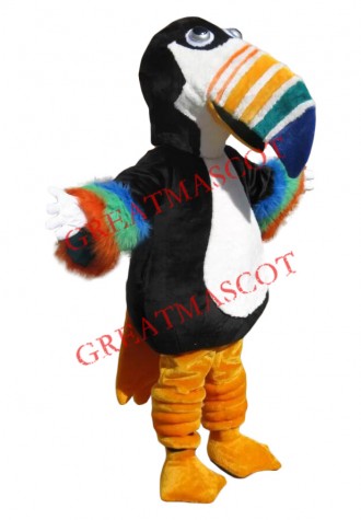 Colorful Toco Toucan Mascot Costume