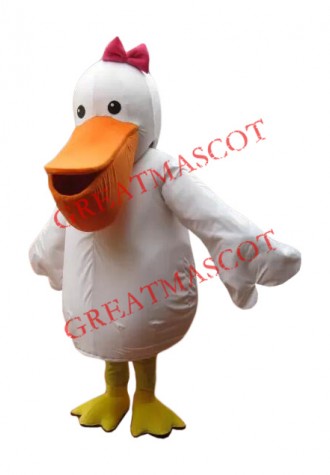 Female Pelican Mascot Costume