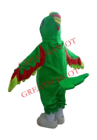 Deluxe Green Parrot Mascot Costume