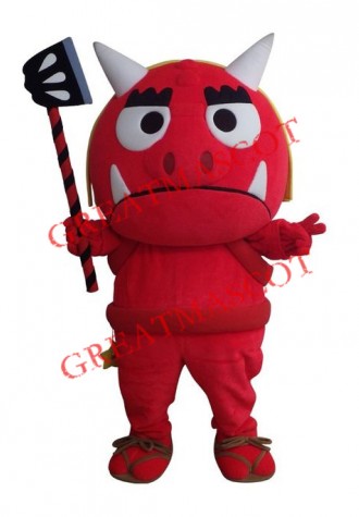 Red Little Devil Mascot Costume