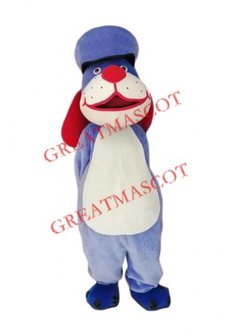 Casual Police Dog Mascot Costume