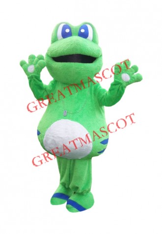 Lovely Lightweight Green Frog Mascot Costume