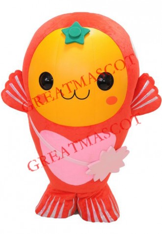 Little Red Fish Mascot Costume