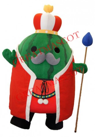 Watermelon King Mascot Costume