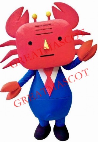 Superb Crab Boss Mascot Costume