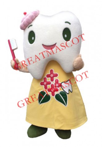 Lovely Teeth Mascot Costume