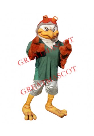 Aviator Eagle Mascot Costume