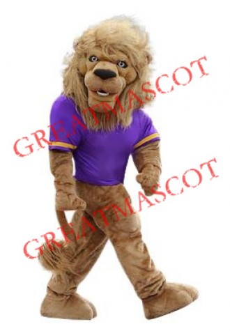 Power Lightiweght Lion Mascot Costume