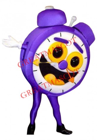 Happy Alarm Clock Mascot Costume