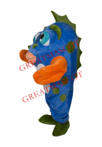 Superb Colorful Fish Mascot Costume