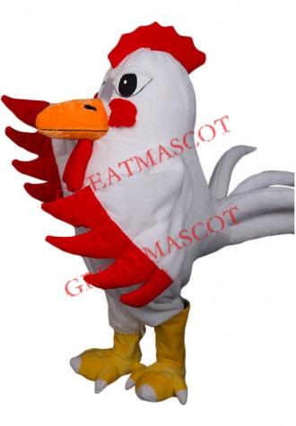 Superb Lightweight White Chicken Mascot Costume