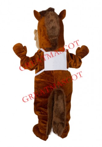 Happy Lightweight Horse Mascot Costume