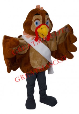 Lovely Lightweight Turkey Mascot Costume
