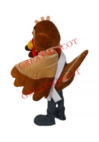 Lovely Lightweight Turkey Mascot Costume