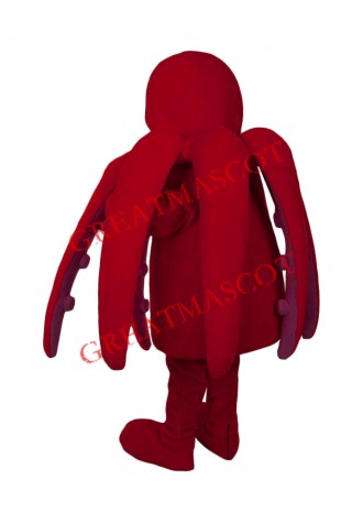 Friendly Lightweight Octopus Mascot Costume