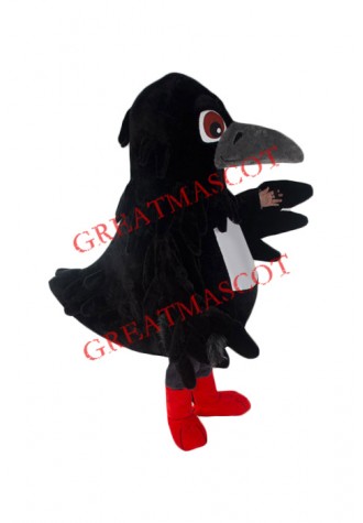 Friendly Lightweight Raven Mascot Costume