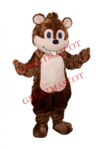 Happy Lightweight Hamster Mascot Costume