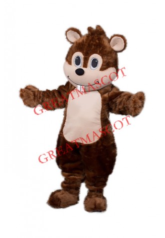 Happy Lightweight Hamster Mascot Costume