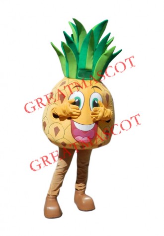 Happy Lightweight Pineapple Mascot Costume