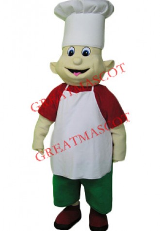 Superb Lightiweght Chef Mascot Costume
